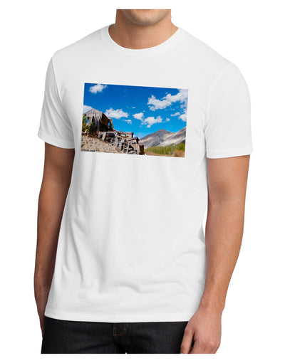 Colorado Landscape Ruins Men's Sublimate Tee-TooLoud-White-Small-Davson Sales