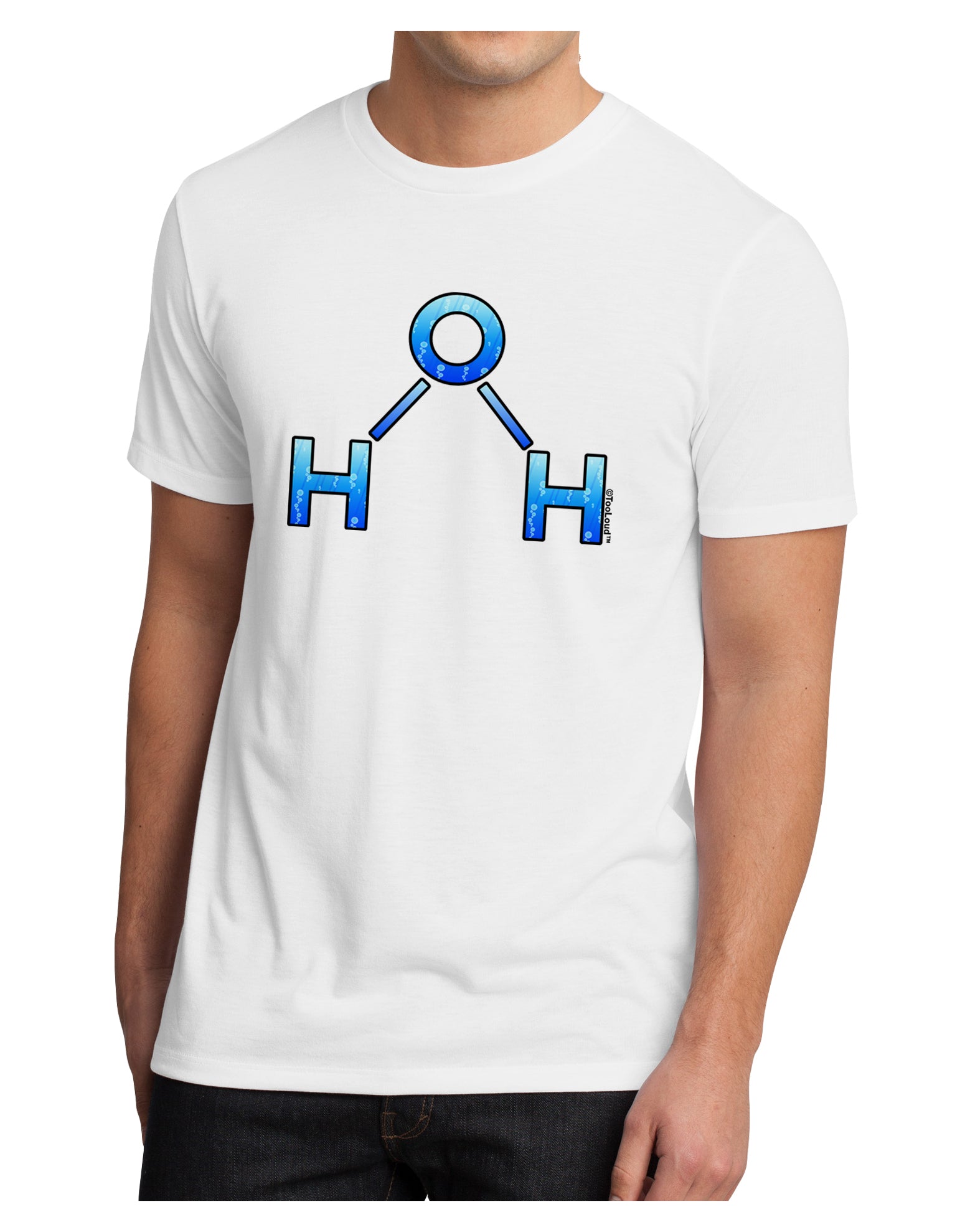 Water Molecule Men's Sublimate Tee by TooLoud-TooLoud-White-Small-Davson Sales