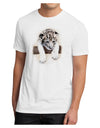 Leopard Cub Men's Sublimate Tee-TooLoud-White-Small-Davson Sales