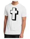 Simple Cross Design Glitter - Black Men's Sublimate Tee by TooLoud-TooLoud-White-Small-Davson Sales