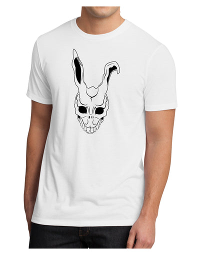 Scary Face Bunny White Men's Sublimate Tee-TooLoud-White-Small-Davson Sales