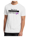 TooLoud Yes I am a Programmer Girl Men's Sublimate Tee-TooLoud-White-Small-Davson Sales