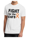 Fight for the Cure - Orange Ribbon Leukemia Men's Sublimate Tee-TooLoud-White-Small-Davson Sales