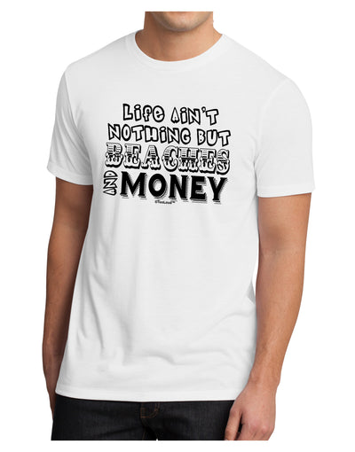 Beaches and Money Men's Sublimate Tee by TooLoud-TooLoud-White-Small-Davson Sales