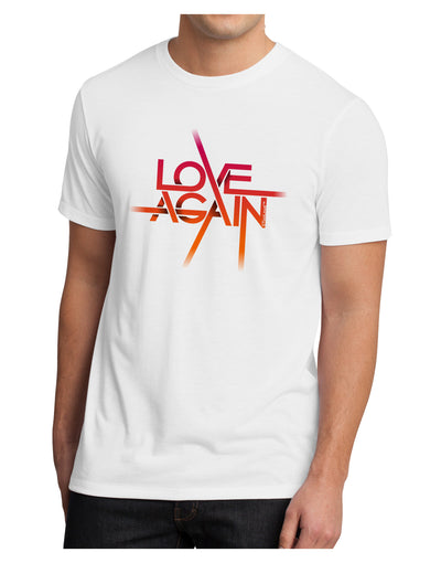 Love Again Typography Men's Sublimate Tee-TooLoud-White-Small-Davson Sales