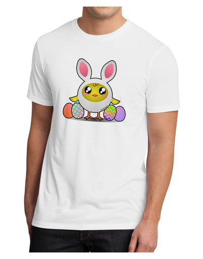 Chick In Bunny Costume Men's Sublimate Tee-TooLoud-White-Small-Davson Sales