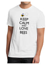 Keep Calm and Love Bees Color Men's Sublimate Tee-TooLoud-White-Small-Davson Sales