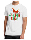 Sleigh Ride Color Men's Sublimate Tee-TooLoud-White-Small-Davson Sales