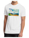 Colorado Mountain Scene Men's Sublimate Tee-TooLoud-White-Small-Davson Sales