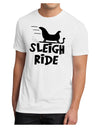 Sleigh Ride BnW Men's Sublimate Tee-TooLoud-White-Small-Davson Sales