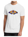 TooLoud Watercolor Monarch Butterfly Men's Sublimate Tee-TooLoud-White-Small-Davson Sales