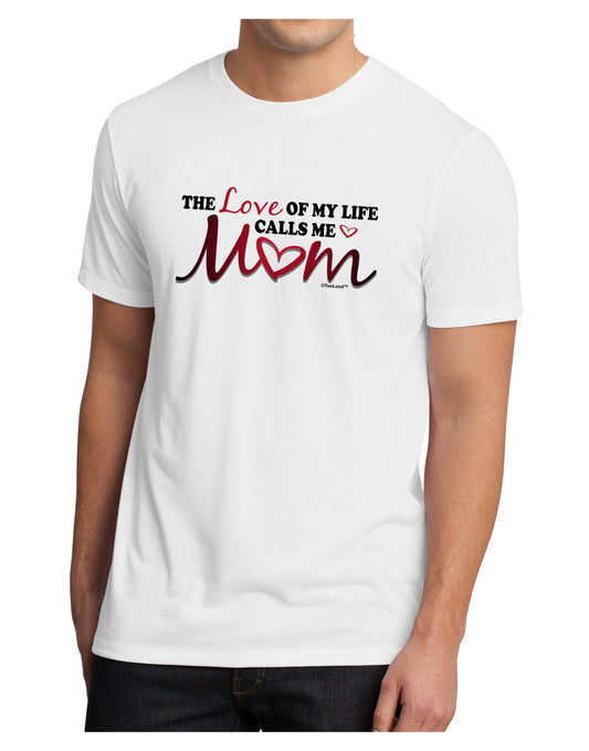 Love Of My Life - Mom Men's Sublimate Tee-TooLoud-White-Small-Davson Sales