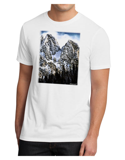 Mountain Landscape 2 Men's Sublimate Tee-TooLoud-White-Small-Davson Sales