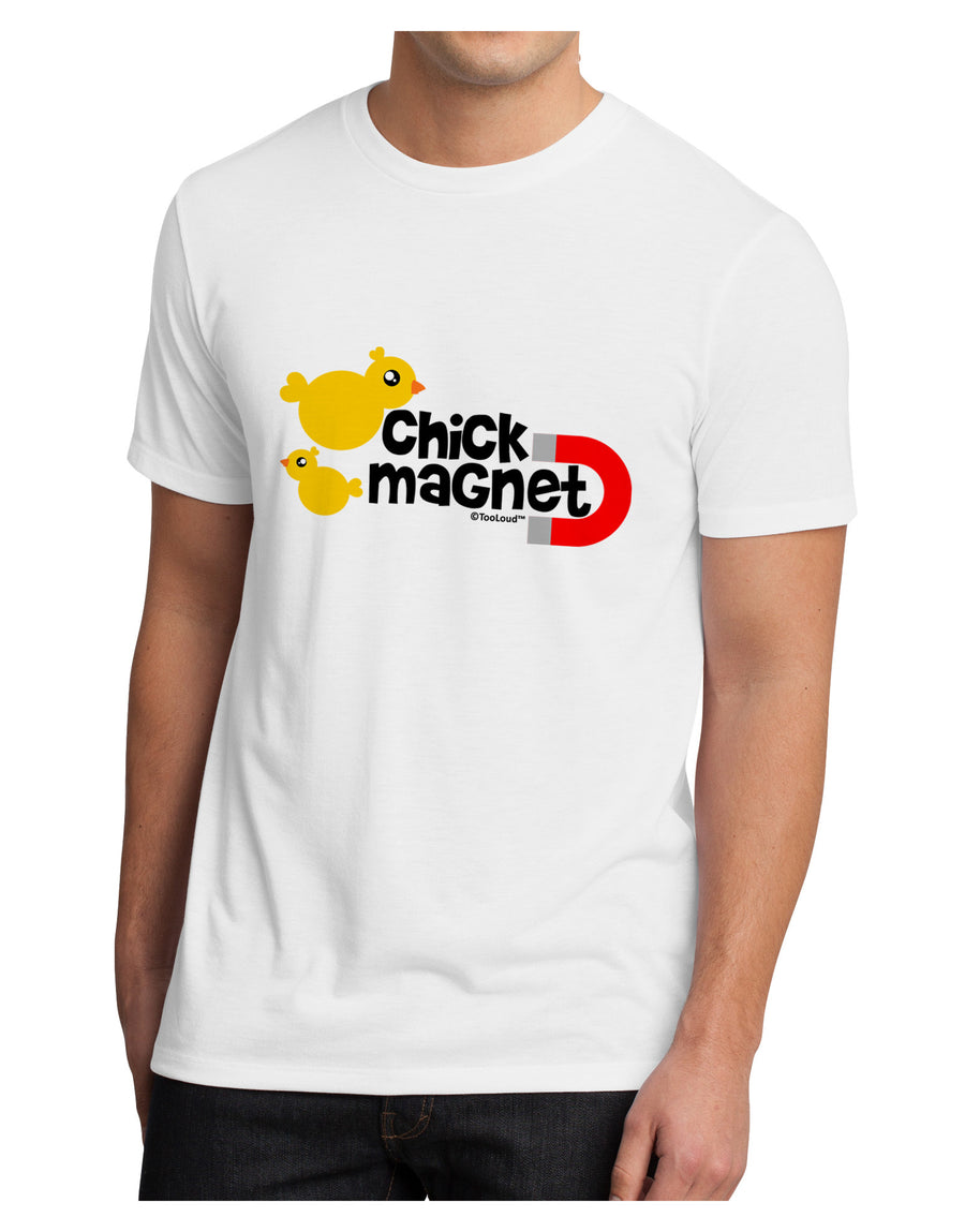 Cute Chick Magnet Design Men's Sublimate Tee-TooLoud-White-Small-Davson Sales