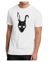 Scary Bunny Face Black Distressed Men's Sublimate Tee-TooLoud-White-Small-Davson Sales