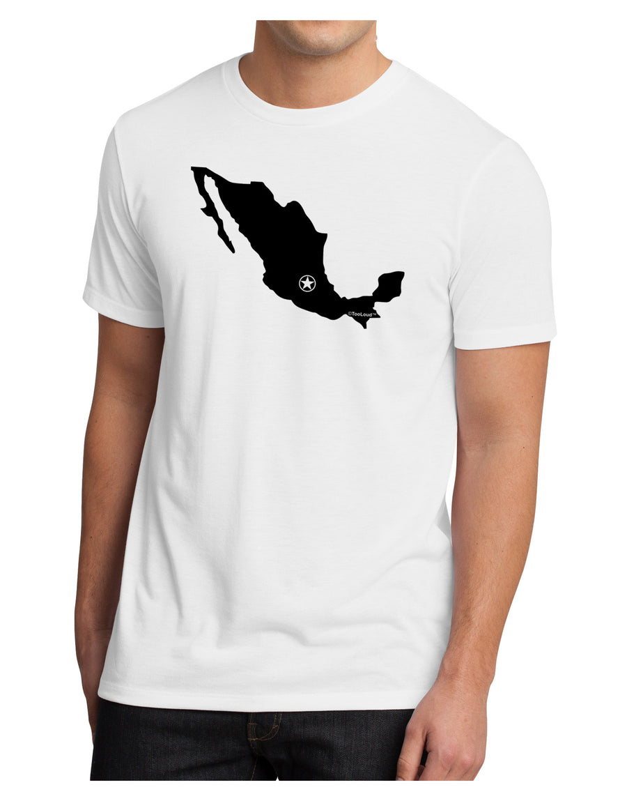 Mexico - Mexico City Star Men's Sublimate Tee-TooLoud-White-Small-Davson Sales