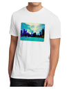 Chicago Skyline Watercolor Men's Sublimate Tee-TooLoud-White-Small-Davson Sales