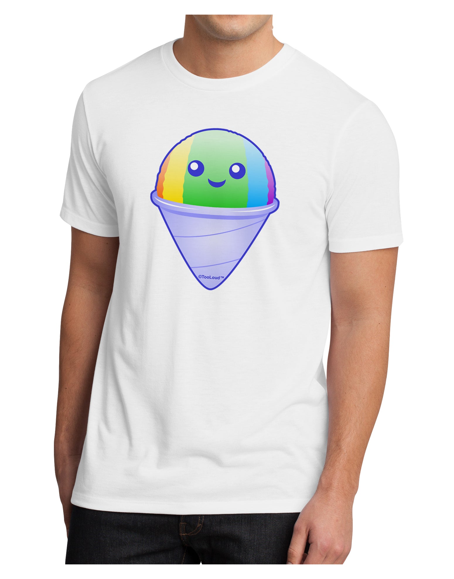 Cute Shaved Ice Men's Sublimate Tee by TooLoud-TooLoud-White-Small-Davson Sales