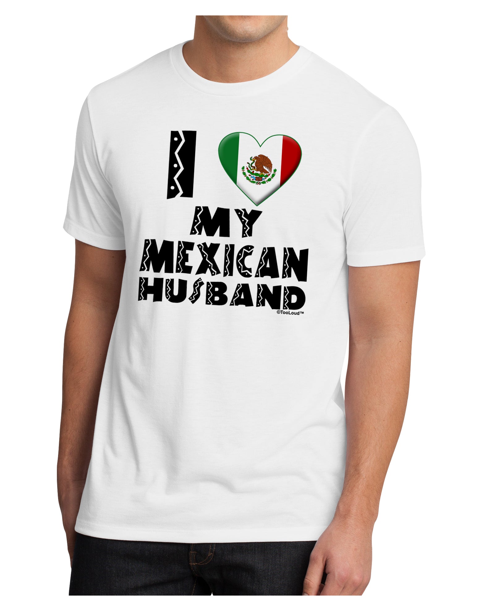 I Heart My Mexican Husband Men's Sublimate Tee by TooLoud-TooLoud-White-Small-Davson Sales