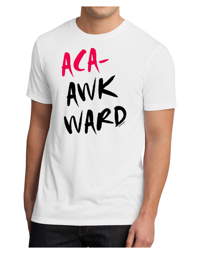 Aca-Awkward Men's Sublimate Tee-TooLoud-White-Small-Davson Sales