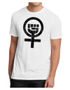 Distressed Feminism Symbol Men's Sublimate Tee-TooLoud-White-Small-Davson Sales