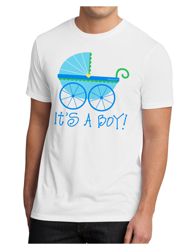 It's a Boy - Baby Boy Carriage Men's Sublimate Tee-TooLoud-White-Small-Davson Sales