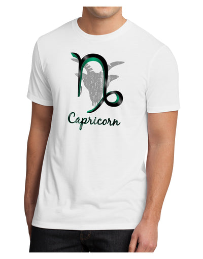 Capricorn Symbol Men's Sublimate Tee-TooLoud-White-Small-Davson Sales