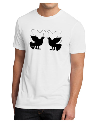 Four Calling Birds Men's Sublimate Tee-TooLoud-White-Small-Davson Sales