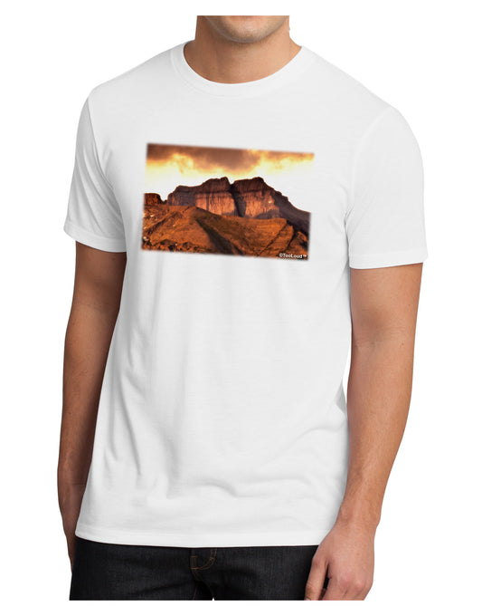 San Juan Mountain Range Men's Sublimate Tee-TooLoud-White-Small-Davson Sales