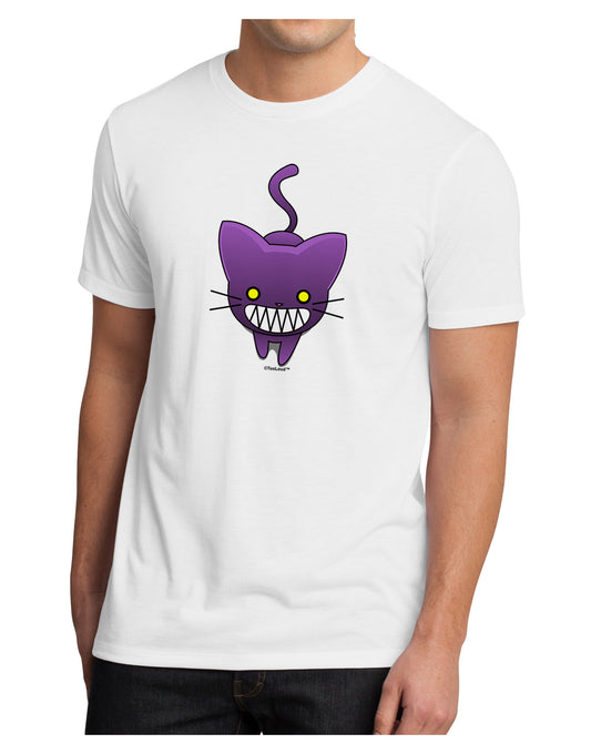 Evil Kitty Men's Sublimate Tee-TooLoud-White-Small-Davson Sales