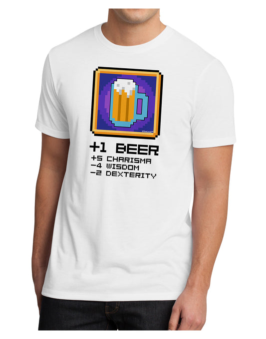 Pixel Beer Item Men's Sublimate Tee-TooLoud-White-Small-Davson Sales