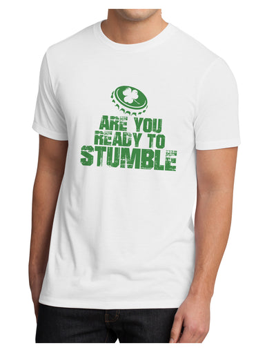 Are You Ready To Stumble Funny Men's Sublimate Tee by TooLoud-Clothing-TooLoud-White-Small-Davson Sales