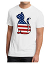 Patriotic Cat Design Men's Sublimate Tee by TooLoud-TooLoud-White-Small-Davson Sales