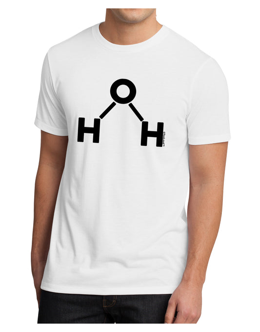 Water Molecule Text Men's Sublimate Tee by TooLoud-TooLoud-White-Small-Davson Sales