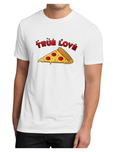 TooLoud True Love - Pizza Men's Sublimate Tee-TooLoud-White-Small-Davson Sales