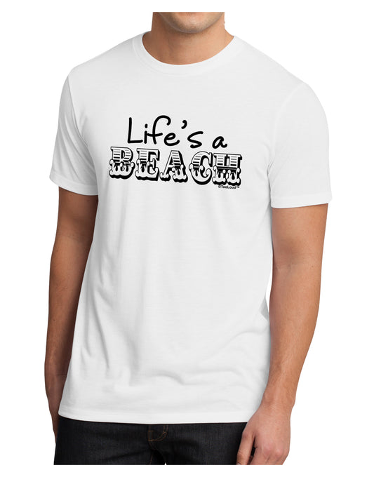 Lifes a Beach Men's Sublimate Tee by TooLoud-TooLoud-White-Small-Davson Sales
