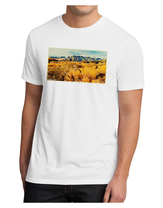 Mountain Forest Park Watercolor Men's Sublimate Tee-TooLoud-White-Small-Davson Sales