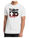 TooLoud Turnt Up Distressed Men's Sublimate Tee-TooLoud-White-Small-Davson Sales