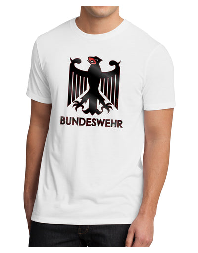 Bundeswehr Logo with Text Men's Sublimate Tee-TooLoud-White-Small-Davson Sales