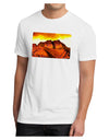 San Juan Mountain Range CO Men's Sublimate Tee-TooLoud-White-Small-Davson Sales