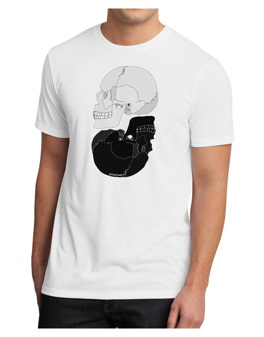 White And Black Inverted Skulls Men's Sublimate Tee by TooLoud-TooLoud-White-Small-Davson Sales