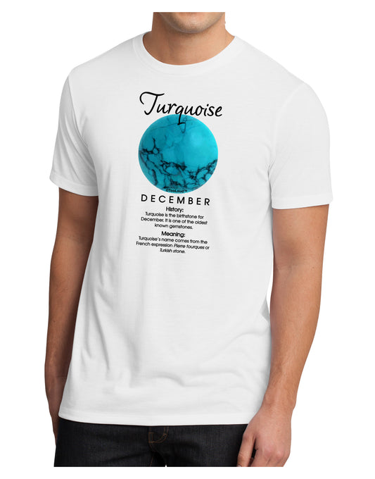 Birthstone Turquoise Men's Sublimate Tee by TooLoud-TooLoud-White-Small-Davson Sales