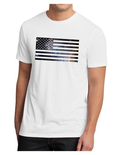 American Flag Galaxy Men's Sublimate Tee by TooLoud-TooLoud-White-Small-Davson Sales