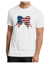 Patriotic Bow Men's Sublimate Tee-TooLoud-White-Small-Davson Sales