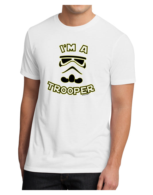 I'm A Trooper Men's Sublimate Tee-TooLoud-White-Small-Davson Sales