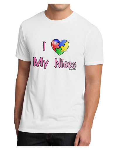 I Heart My Niece - Autism Awareness Men's Sublimate Tee by TooLoud-TooLoud-White-Small-Davson Sales