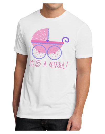 It's a Girl - Baby Carriage Men's Sublimate Tee-TooLoud-White-Small-Davson Sales