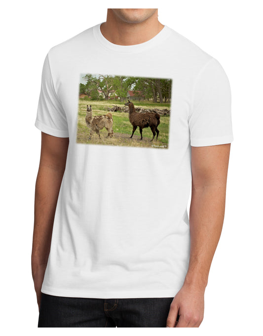 Standing Llamas Men's Sublimate Tee by TooLoud-TooLoud-White-Small-Davson Sales
