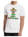 Happy Cinco de Mayo Cat Men's Sublimate Tee by TooLoud-TooLoud-White-Small-Davson Sales