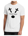 Personalized Matching Reindeer Family Design - Your Text Men's Sublimate Tee-TooLoud-White-Small-Davson Sales